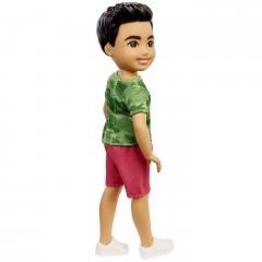 Papusa Barbie - Chelsea - Baiat brunet cu tricou verde