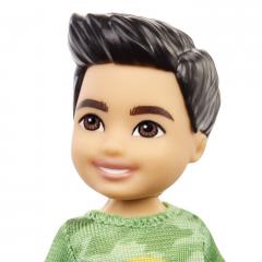 Papusa Barbie - Chelsea - Baiat brunet cu tricou verde