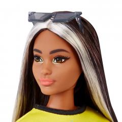 Papusa - Barbie Fashionista - Bruneta cu suvite blonde