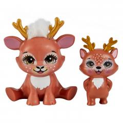 Papusi Enchantimals - Set Danessa Deer & Sprint si Danetta Deer & Fleet