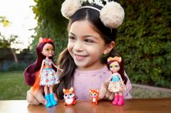 Papusi Enchantimals - Set Felicity Fox & Flick si Feana Fox & Mixte