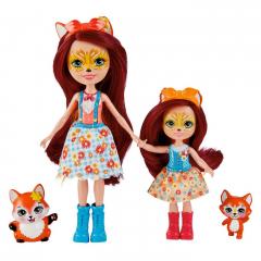 Papusi Enchantimals - Set Felicity Fox & Flick si Feana Fox & Mixte