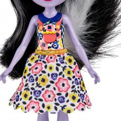Papusi Enchantimals - Set Sage Skunk & Caper si Sabella Skunk & Striper