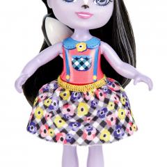 Papusi Enchantimals - Set Sage Skunk & Caper si Sabella Skunk & Striper