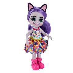 Set papusa si figurina - Enchantimals - Cabery Cat and Pawla