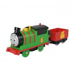 Jucarie - Thomas Locomotiva Motorizata Percy cu Vagon