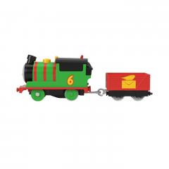 Jucarie - Thomas Locomotiva Motorizata Percy cu Vagon