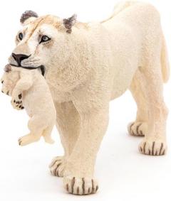 Figurina - Wild Animal Kingdom - White Lioness with Cub