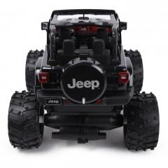 MASINA CU TELECOMANDA JEEP WRANGLER JL NEGRU CU SCARA 1 LA 14