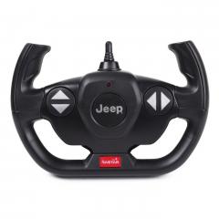 MASINA CU TELECOMANDA JEEP WRANGLER JL NEGRU CU SCARA 1 LA 14