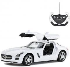 Masina cu telecomanda - Mercedes-Benz, Alb