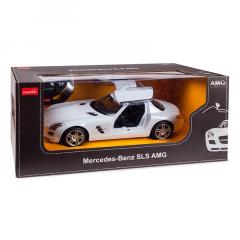 Masina cu telecomanda - Mercedes-Benz, Alb