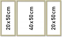 Rama foto - Triptych, 50 X 80 cm