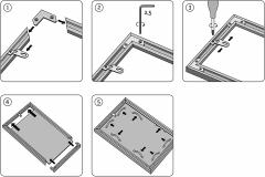 Rama foto - Triptych, 50 X 80 cm