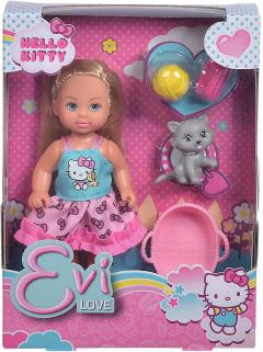 Papusa - Evi Love - Hello Kitty, cu pisica