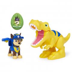 Set figurine Paw Patrol - Chase si dinozaur T-Rex