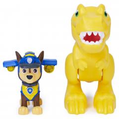 Set figurine Paw Patrol - Chase si dinozaur T-Rex