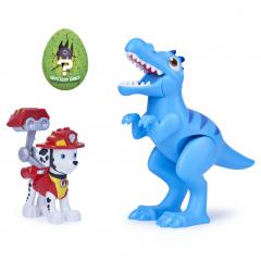 Set figurine Paw Patrol - Marshall si dinozaur Velociraptor