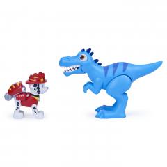 Set figurine Paw Patrol - Marshall si dinozaur Velociraptor