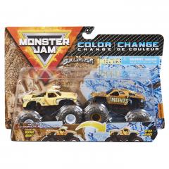 Set masinute - Monster Jam - Bulldozer si The Meents Color Change