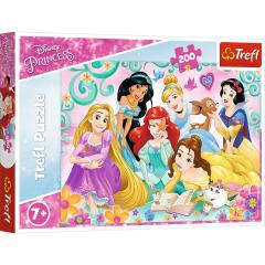 Puzzle 200 piese - Printesele Disney intr-o seara de poveste