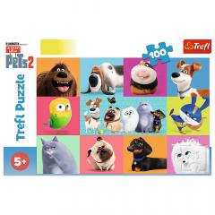 Puzzle 100 piese - Viata secreta a animalelor 2