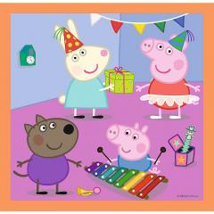 Puzzle 3 in 1 - Inventiva Peppa Pig