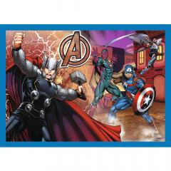 Puzzle 4 in 1 -  Avengers - Razbunatorii curajosi