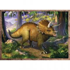 Puzzle 4 in 1 - Dinozaurii interesanti