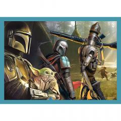 Puzzle 4 in 1 - Star Wars - Mandalorianul