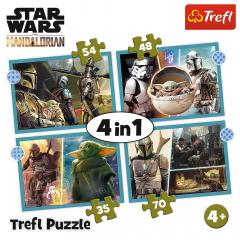 Puzzle 4 in 1 - Star Wars - Mandalorianul