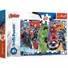 Puzzle 60 piese - Avengers - Invincibilii
