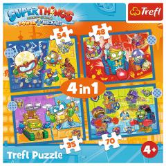 Puzzle 4 in 1 - Super Things - Super actiunea