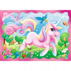 Puzzle 4 in 1 - Patrula unicorni si magie