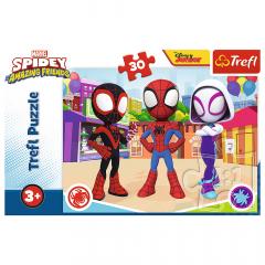 Puzzle 30 piese - Spidey - Cei 3 prieteni