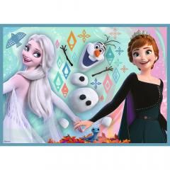 Puzzle 4 in 1 - Frozen II - Uimitoarea lume Disney