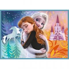 Puzzle 4 in 1 - Frozen II - Uimitoarea lume Disney