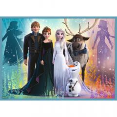 Puzzle 4 in 1 - Frozen II - Uimitoarea lume Disney