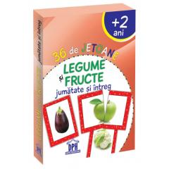 36 de jetoane - Legume si fructe 