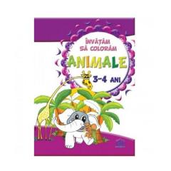 Invatam sa coloram animale 3-4 ani 