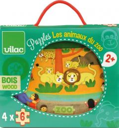 Set 4 puzzle-uri - Zoo