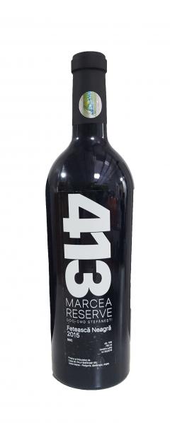 Vin rosu - 413 Marcea Reserve Feteasca Neagra. 2016, sec | Vin de Stefanesti