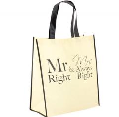 Tote bag - Mr and Mrs Right Lesser & Pavey