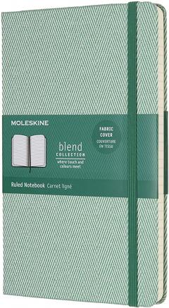 Carnet Moleskine - Blend Limited Collection Green Large Ruled Notebook Hard