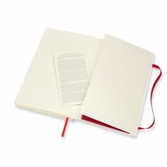 Carnet Moleskine - Scarlet Red Large Ruled Notebook Soft Moleskine