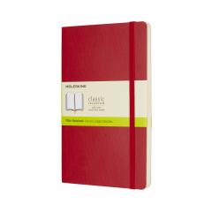Carnet Moleskine - Scarlet Red Large Plain Notebook Soft