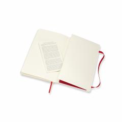 Carnet Moleskine - Scarlet Red Large Plain Notebook Soft Moleskine