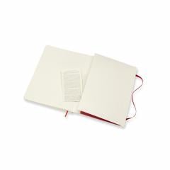 Carnet Moleskine - Scarlet Red Extra Large Ruled Notebook Soft Moleskine