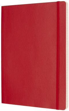 Carnet - Moleskine Classic - Soft Cover, X-Large, Ruled - Scarlet Red