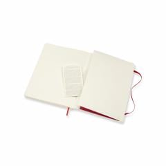 Carnet Moleskine - Scarlet Red Extra Large Plain Notebook Soft Moleskine